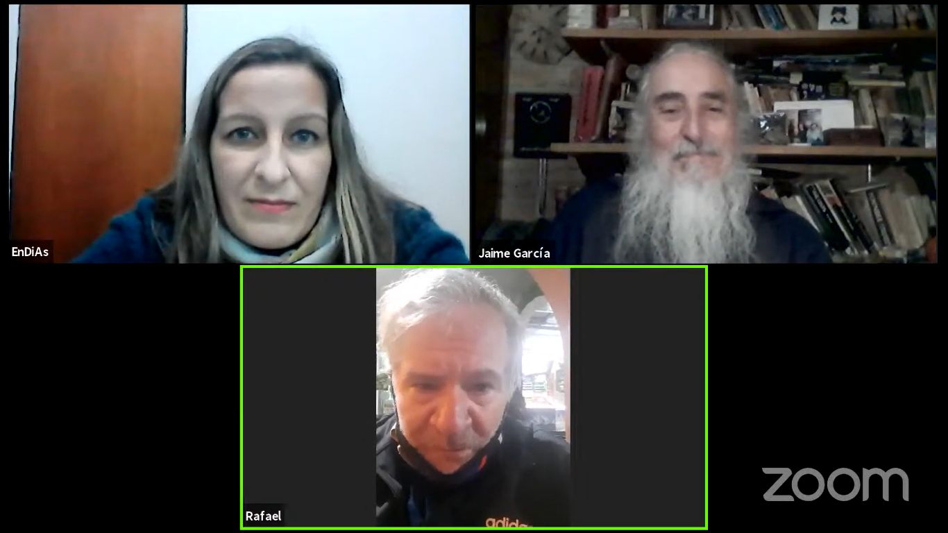 Patricia Iglesias y Rafael Girola agradecen a Jaime García en nombre de EnDiAs